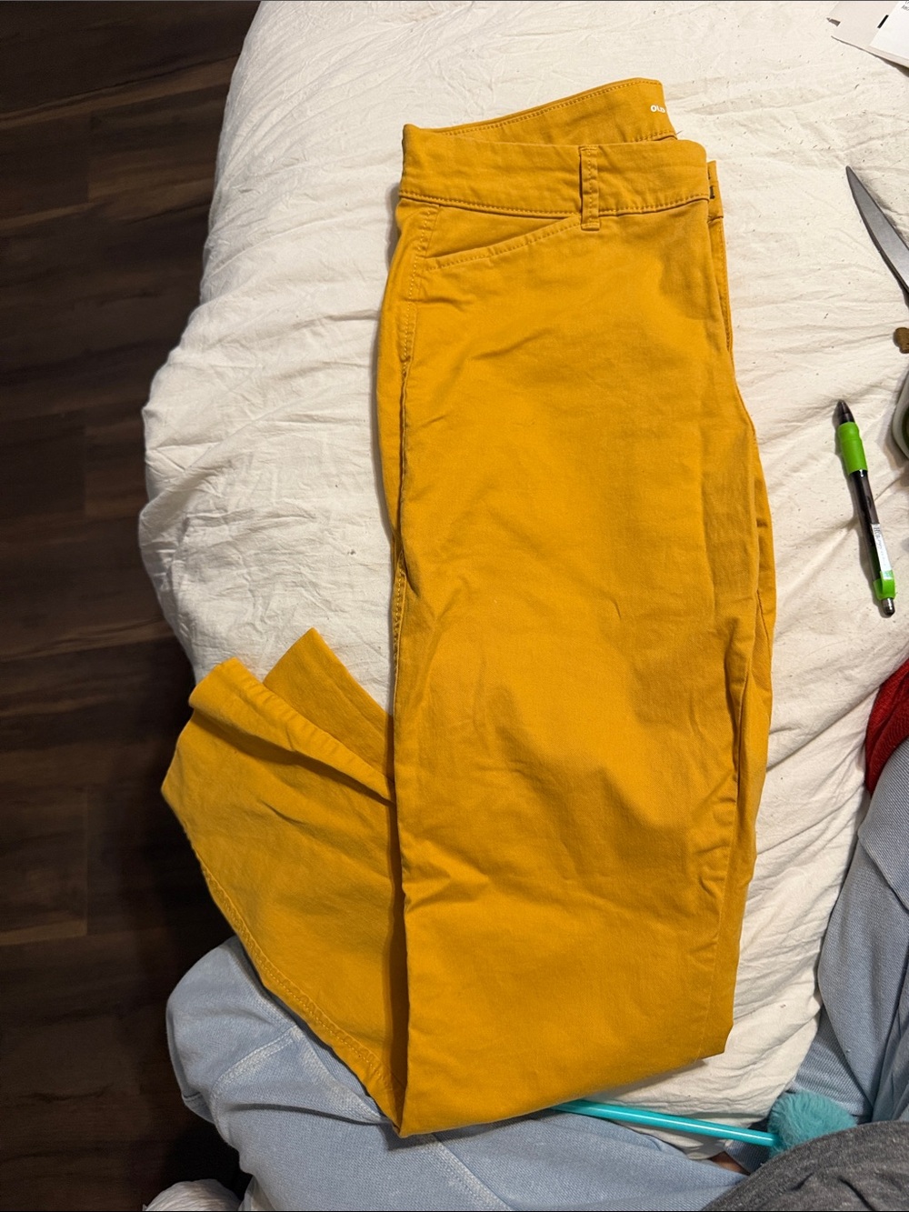 Old Navy Mustard Yellow Chino Pants